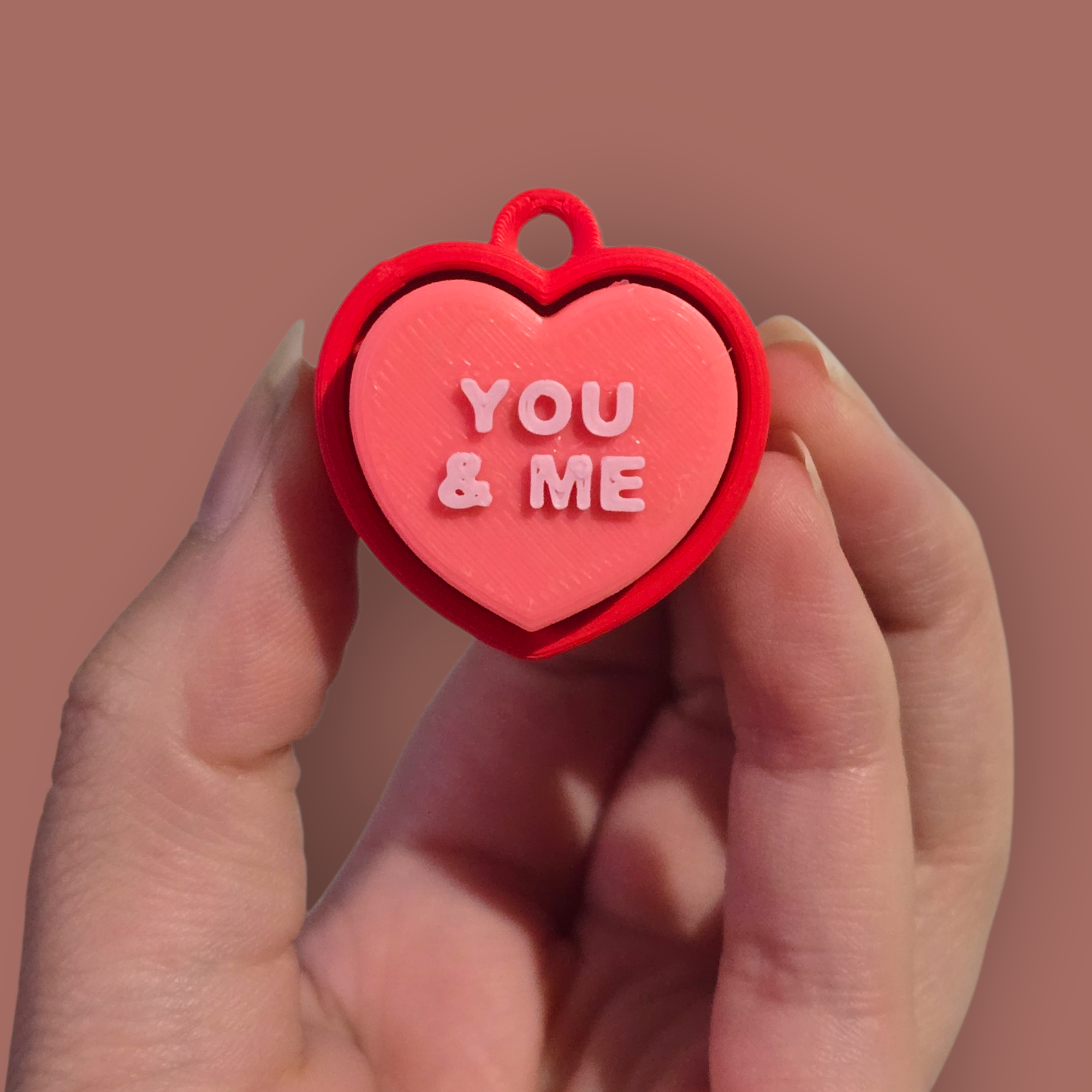 Heart Conversations Fidget Clicker by 3D Creation Cove | in.cube8r