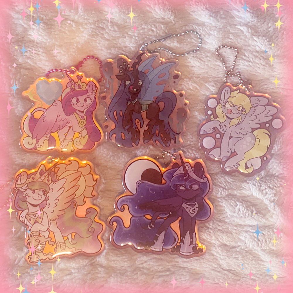 My Little Pony Keychains by TweekAmami | in.cube8r