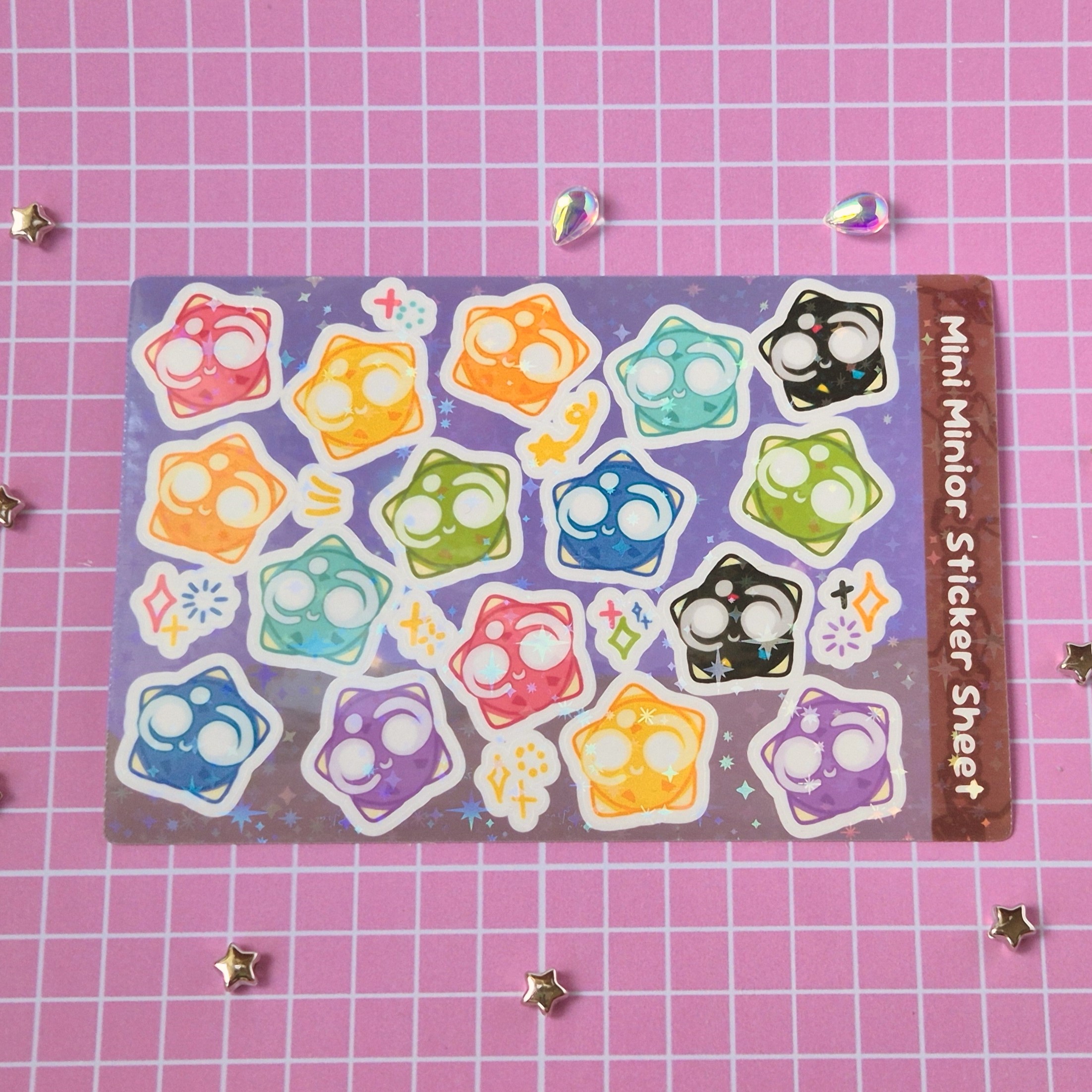 Mini Minor Stickers Mini Miniors Sticker Sheet by Alien Lika | in.cube8r