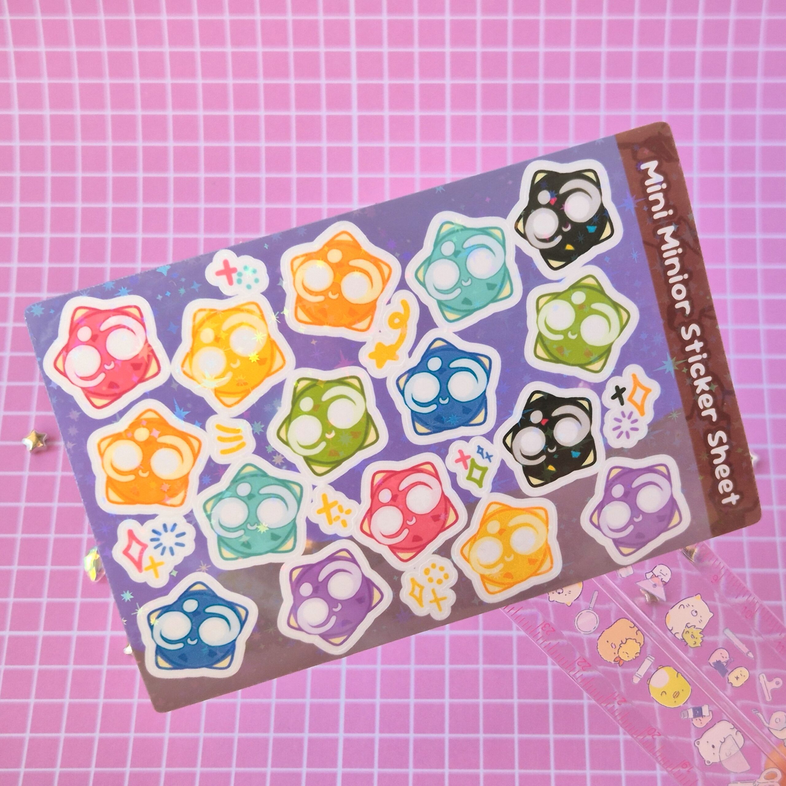 Mini Minor Stickers Mini Miniors Sticker Sheet by Alien Lika | in.cube8r