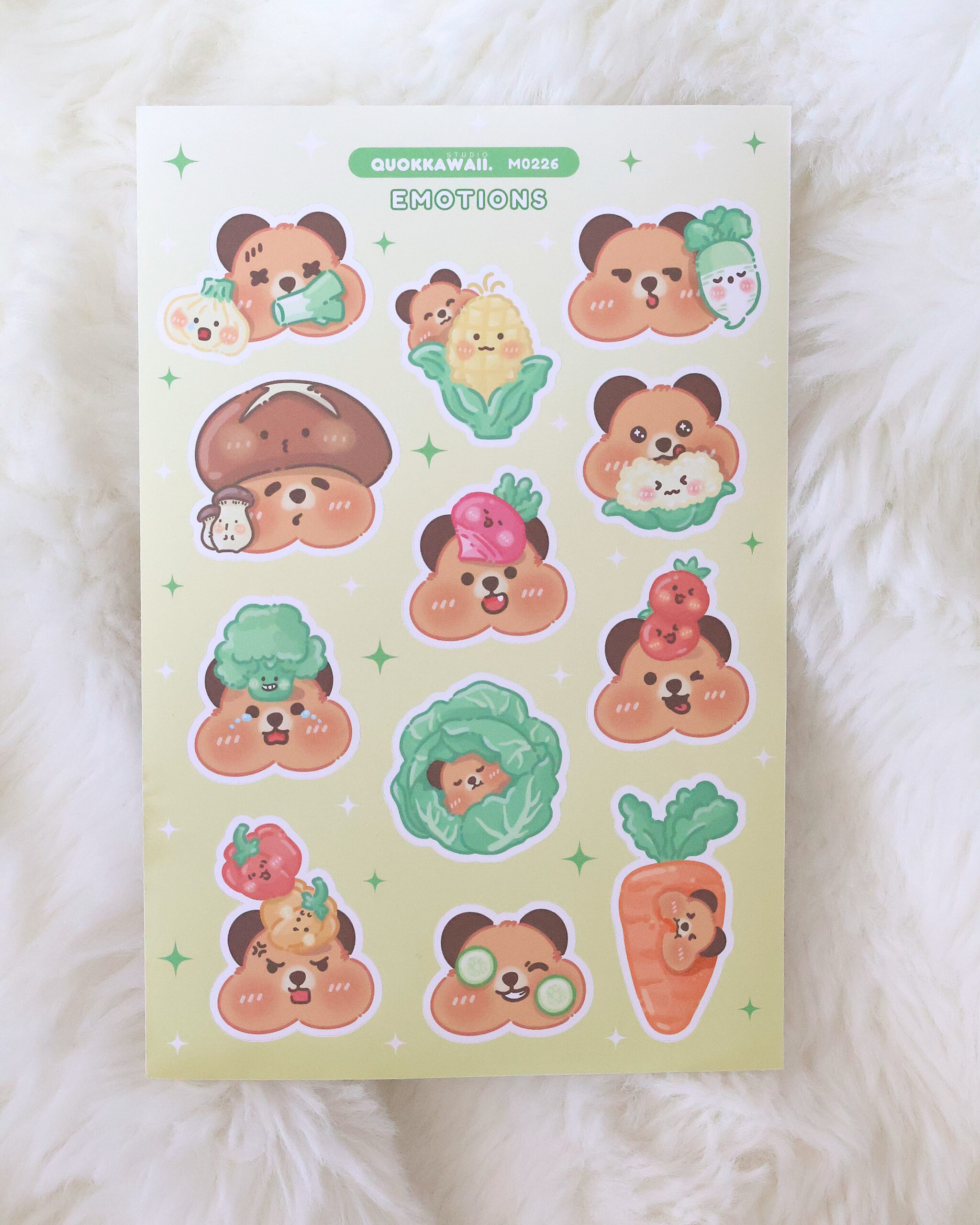 Sticker Freteling Emotions Sticker Sheet by Quokkawaii.Studio - in.cube8r