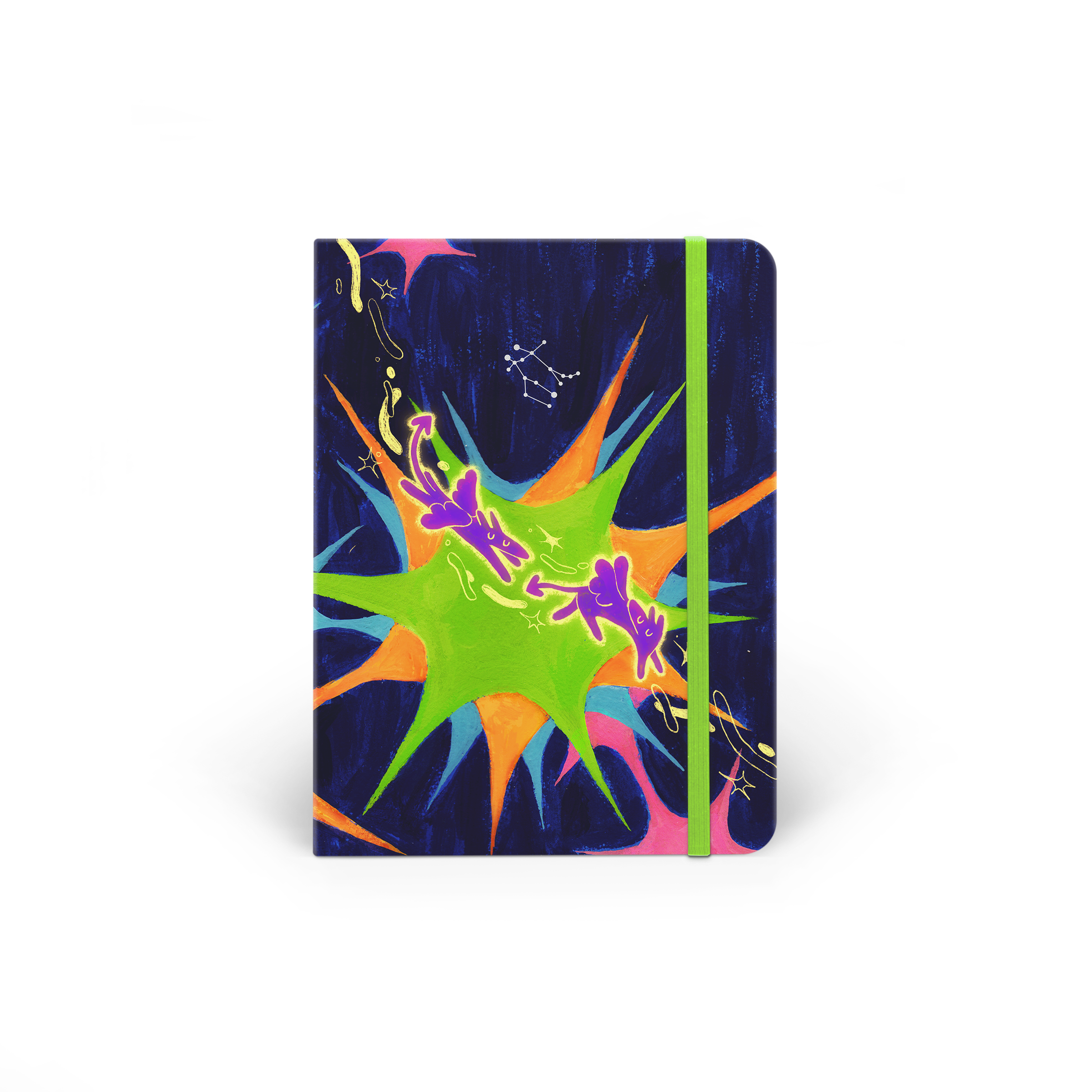 Starburst Journal Cover By Wormkidz | in.cube8r