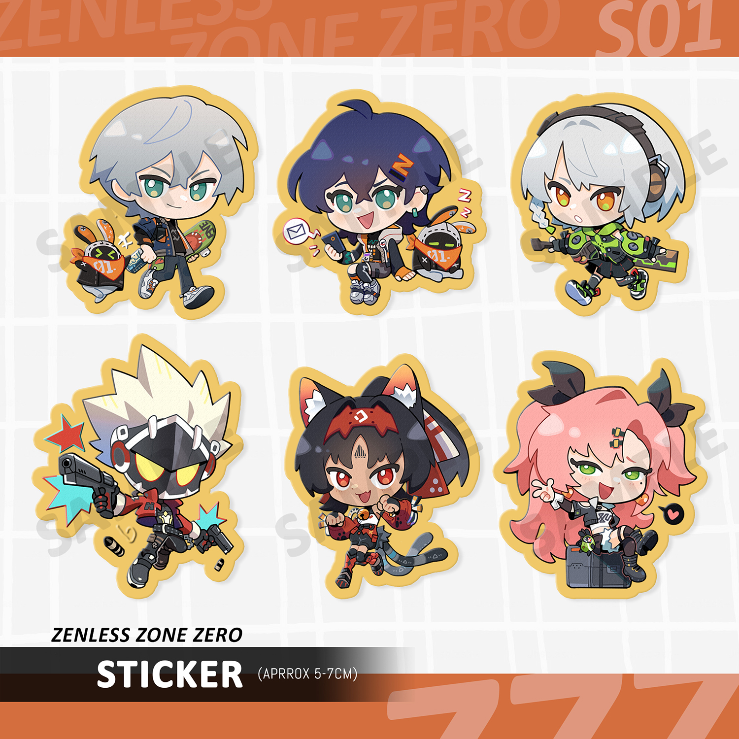 [ZZZ] large character sticker by crowbizbits | in.cube8r