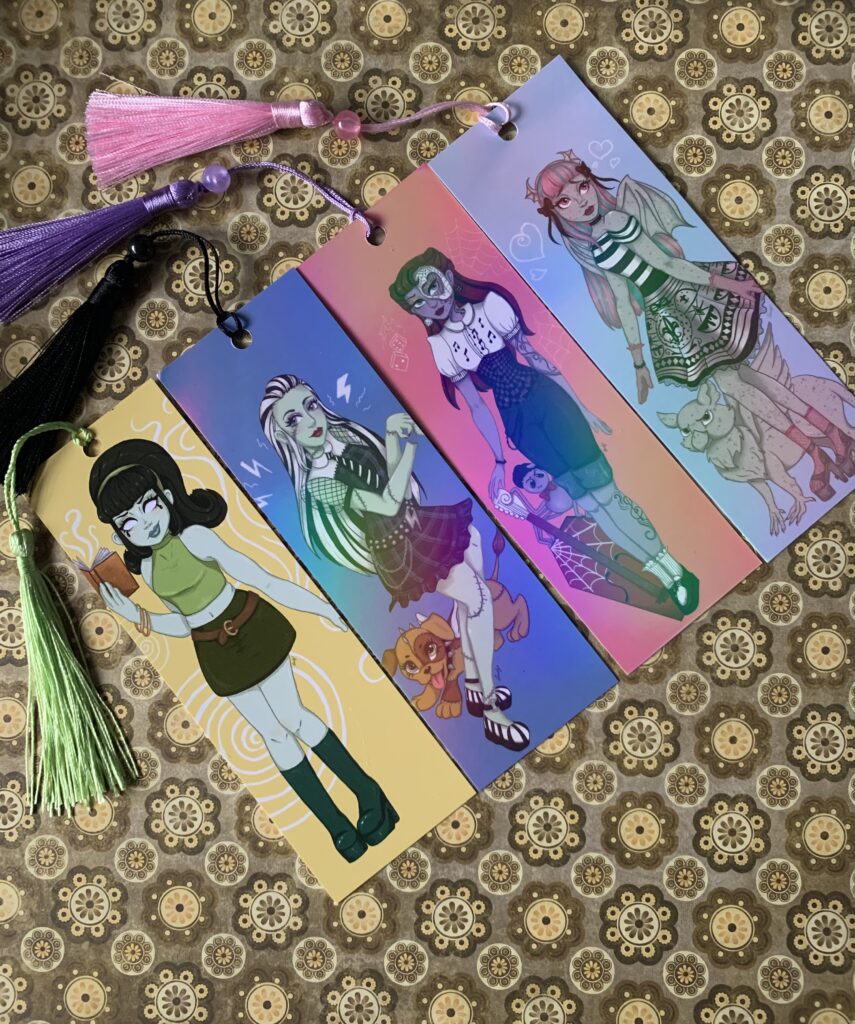 Monster high bookmark by EmsSpookyCreations | in.cube8r